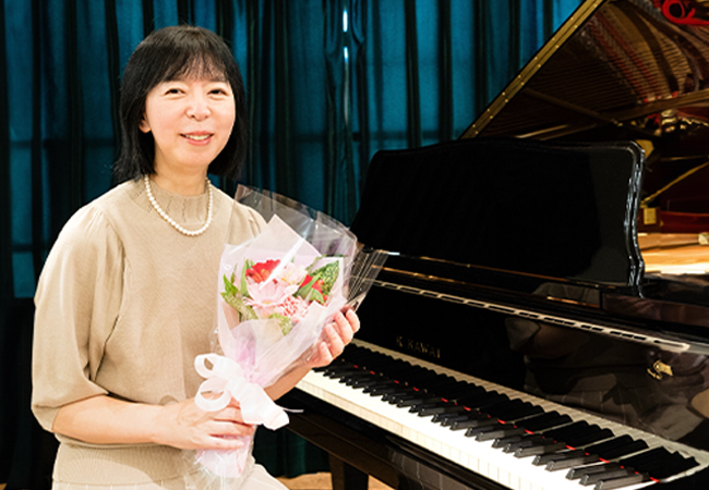 黒木ピアノ教室講師、黒木聡子さんのプロフィール写真